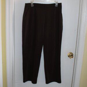 Vintage Goodclothes Petite Collection dark brown women's dress pants Size PXL